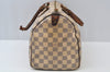 Authentic Louis Vuitton Damier Azur Speedy30 Hand Boston Bag N41533 Junk 4501I