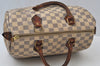 Authentic Louis Vuitton Damier Azur Speedy30 Hand Boston Bag N41533 Junk 4501I