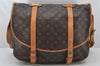 Authentic Louis Vuitton Monogram Saumur 43 Shoulder Cross Bag M42252 LV 4503K
