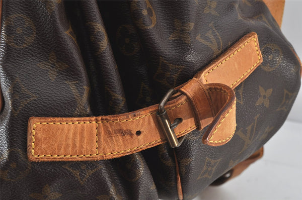 Authentic Louis Vuitton Monogram Saumur 43 Shoulder Cross Bag M42252 LV 4503K