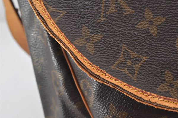 Authentic Louis Vuitton Monogram Saumur 43 Shoulder Cross Bag M42252 LV 4503K