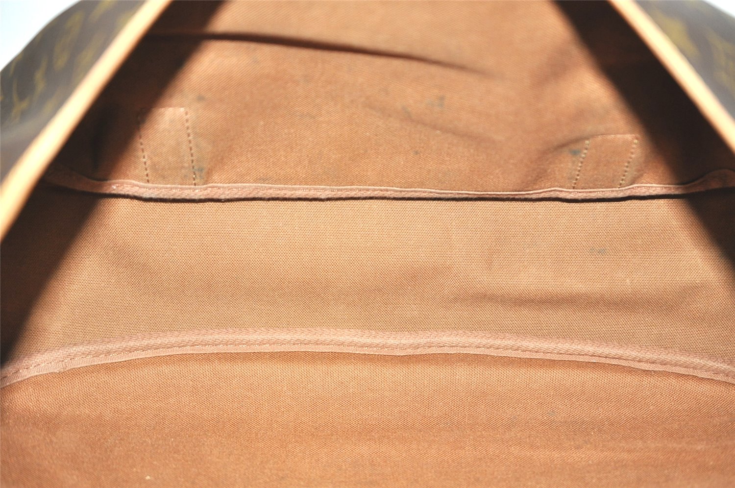 Authentic Louis Vuitton Monogram Saumur 43 Shoulder Cross Bag M42252 LV 4503K