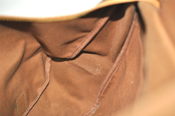 Authentic Louis Vuitton Monogram Saumur 43 Shoulder Cross Bag M42252 LV 4503K