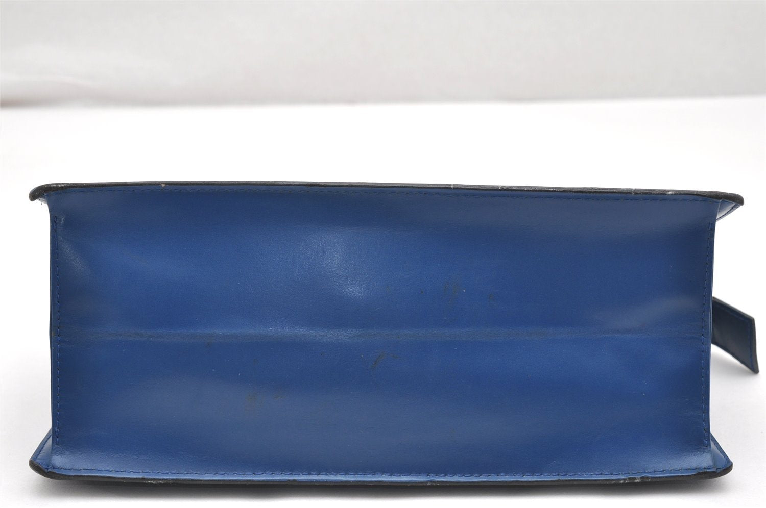 Authentic Louis Vuitton Epi Trousse Crete Clutch Bag Blue M48405 LV Junk 4505K