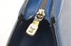 Authentic Louis Vuitton Epi Trousse Crete Clutch Bag Blue M48405 LV Junk 4505K