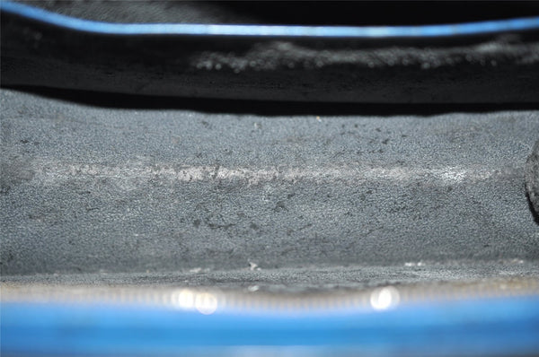 Authentic Louis Vuitton Epi Trousse Crete Clutch Bag Blue M48405 LV Junk 4505K