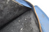Authentic Louis Vuitton Epi Trousse Crete Clutch Bag Blue M48405 LV Junk 4505K