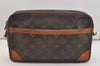 Authentic Louis Vuitton Monogram Compiegne 28 Clutch Hand Bag M51845 LV 4507J