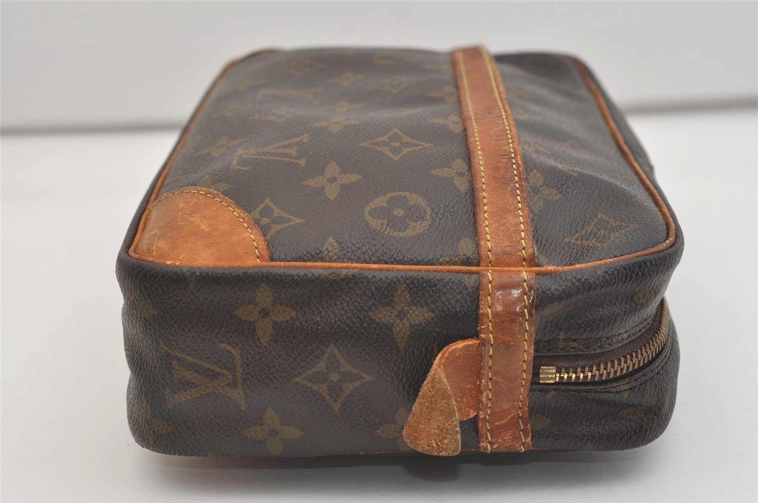 Authentic Louis Vuitton Monogram Compiegne 28 Clutch Hand Bag M51845 LV 4507J