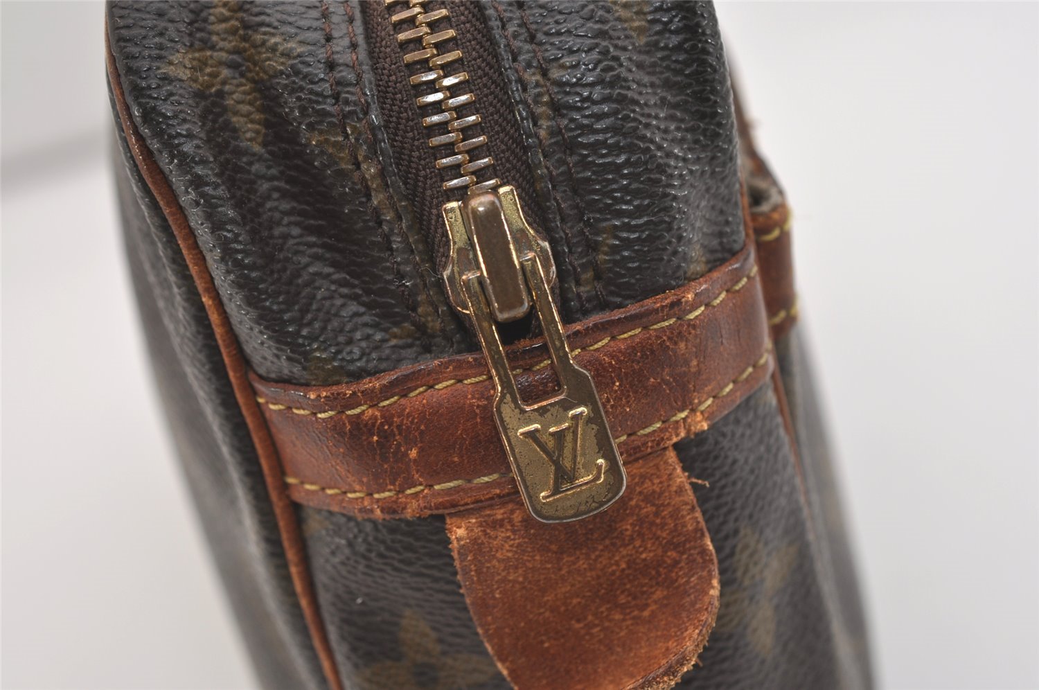 Authentic Louis Vuitton Monogram Compiegne 28 Clutch Hand Bag M51845 LV 4507J