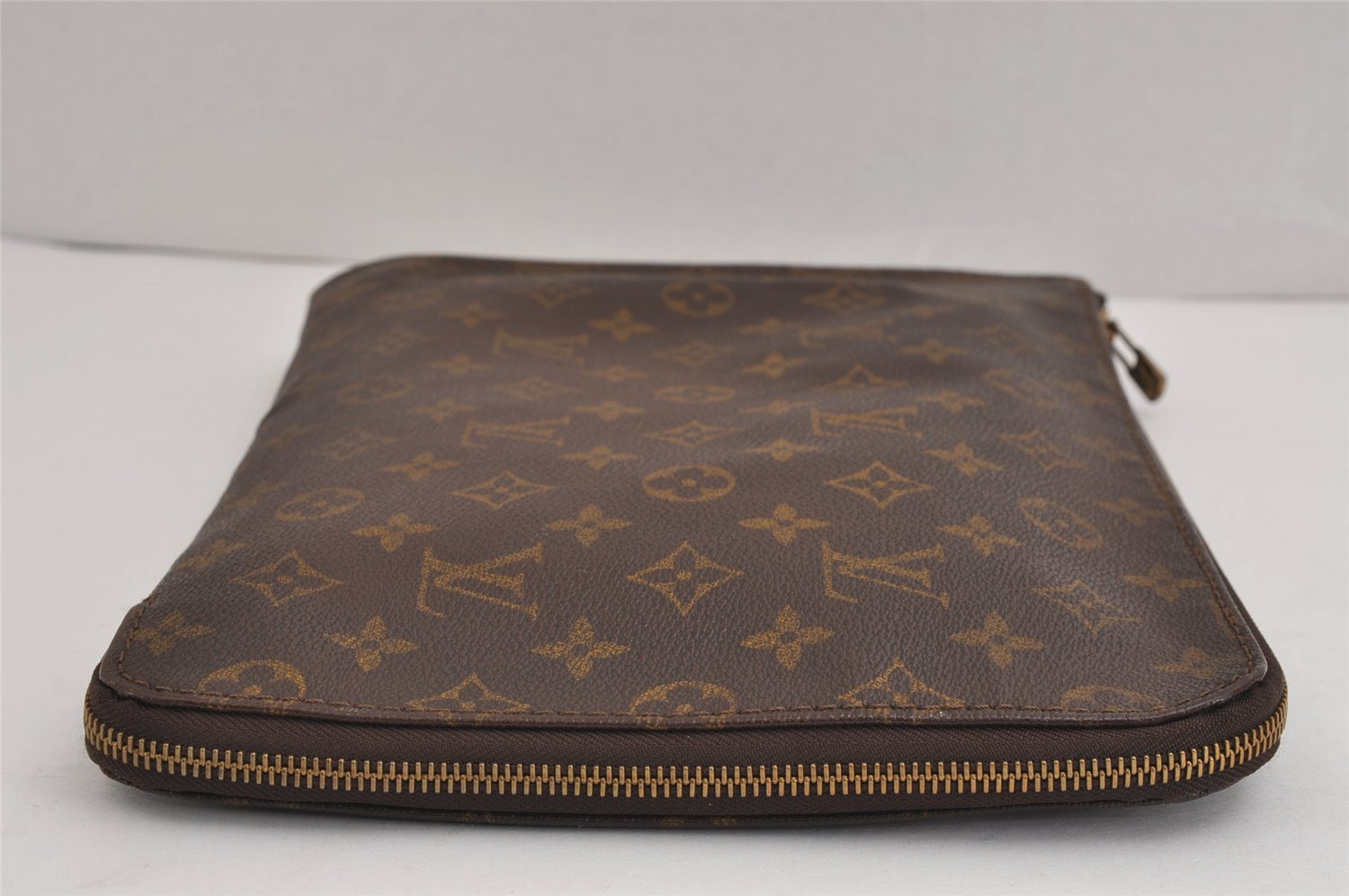 Authentic Louis Vuitton Monogram Poche Documents Document Case M53400 LV 4508J