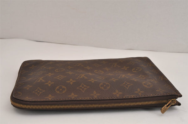 Authentic Louis Vuitton Monogram Poche Documents Document Case M53400 LV 4508J