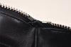 Authentic JIMMY CHOO Pimlico Star Pattern Leather Clutch Hand Bag Black 4508K