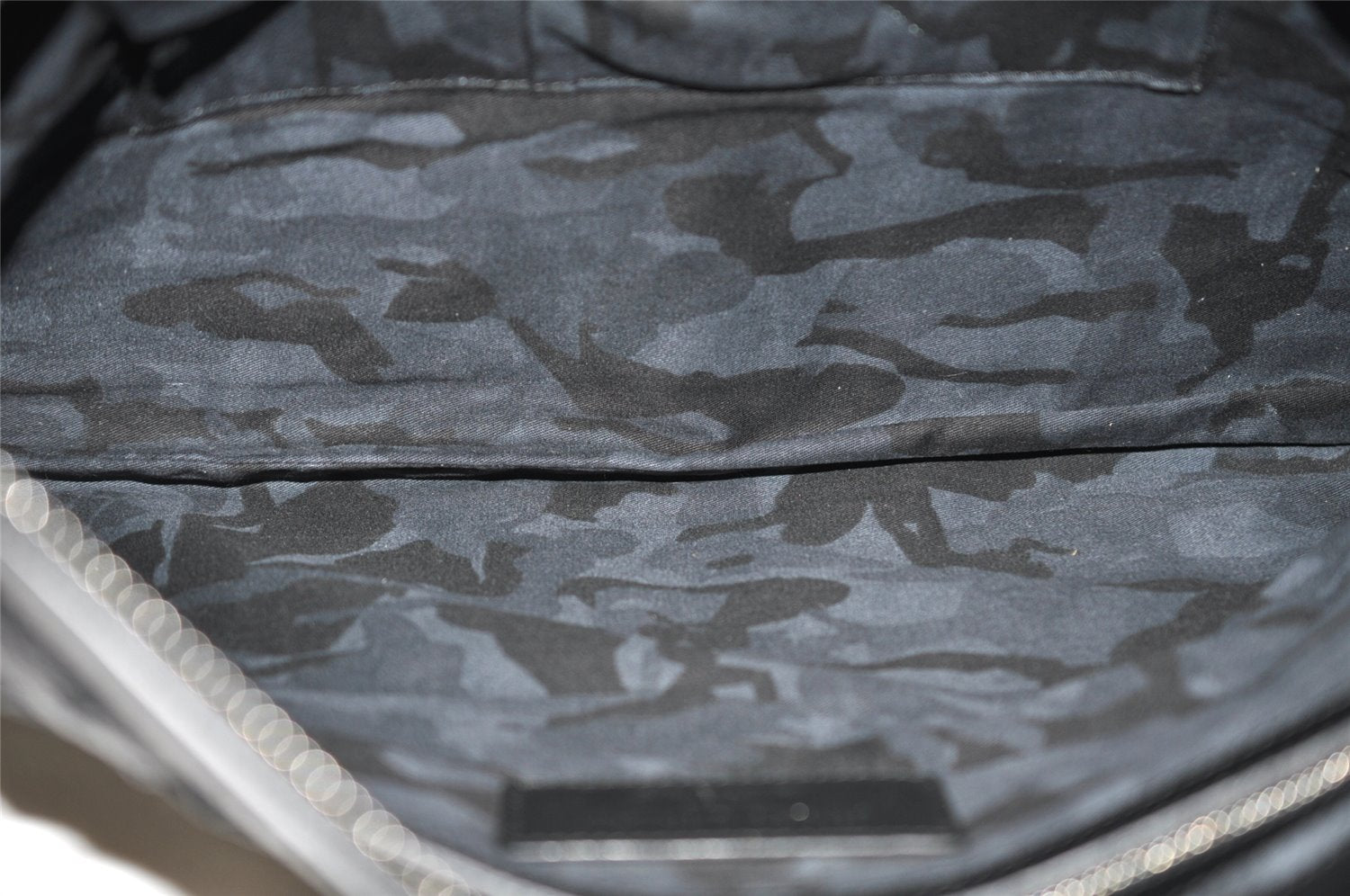 Authentic JIMMY CHOO Pimlico Star Pattern Leather Clutch Hand Bag Black 4508K