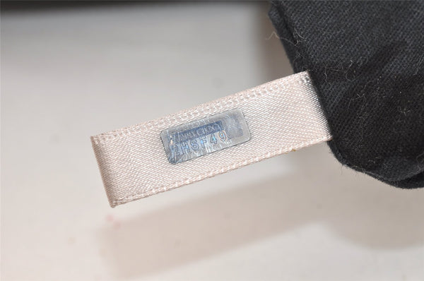 Authentic JIMMY CHOO Pimlico Star Pattern Leather Clutch Hand Bag Black 4508K