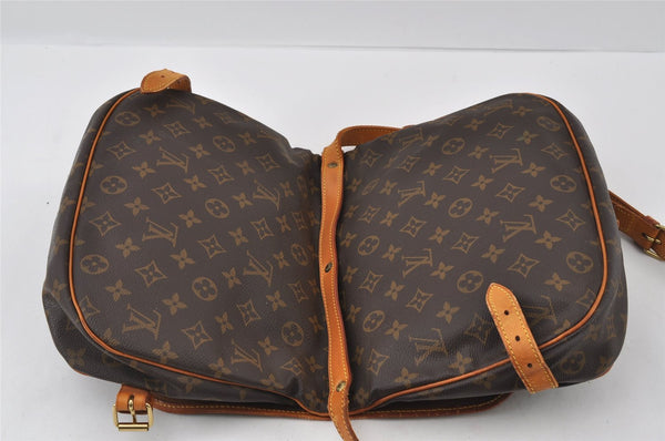 Authentic Louis Vuitton Monogram Saumur 30 Shoulder Cross Bag M42256 LV 4509I