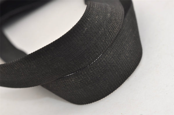 Authentic GUCCI Vintage Shoulder Tote Bag GG Canvas Leather 28893 Black 4509J