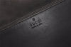 Authentic GUCCI Vintage Shoulder Tote Bag GG Canvas Leather 28893 Black 4509J