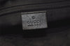 Authentic GUCCI Vintage Shoulder Tote Bag GG Canvas Leather 28893 Black 4509J