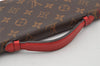 Auth Louis Vuitton Monogram Retiro Daily Organizer Travel Case M61452 Red 4510K