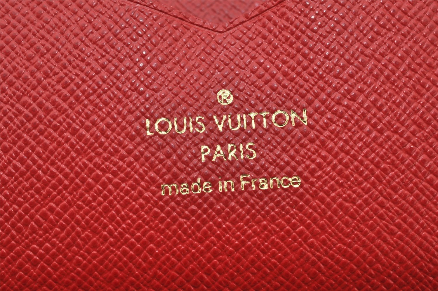 Auth Louis Vuitton Monogram Retiro Daily Organizer Travel Case M61452 Red 4510K