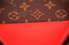 Auth Louis Vuitton Monogram Retiro Daily Organizer Travel Case M61452 Red 4510K