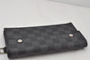 Auth Louis Vuitton Damier Graphite Portefeuille Accordeon Wallet N60023 LV 4511K