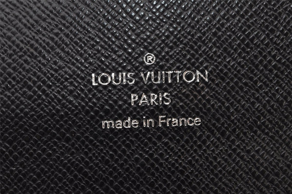 Auth Louis Vuitton Damier Graphite Portefeuille Accordeon Wallet N60023 LV 4511K