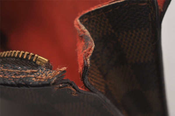 Authentic Louis Vuitton Damier Marais Bucket Shoulder Tote Bag N42240 LV 4512I