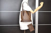 Authentic Louis Vuitton Damier Marais Bucket Shoulder Tote Bag N42240 LV 4512I