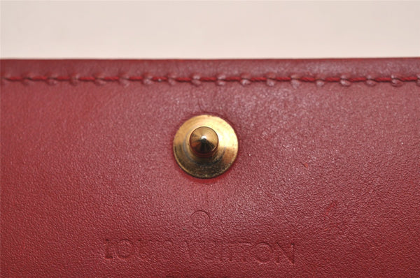 Authentic Louis Vuitton Vernis Multicles 4 Four Hooks Key Case M91976 Red 4513J