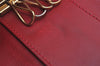 Authentic Louis Vuitton Vernis Multicles 4 Four Hooks Key Case M91976 Red 4513J