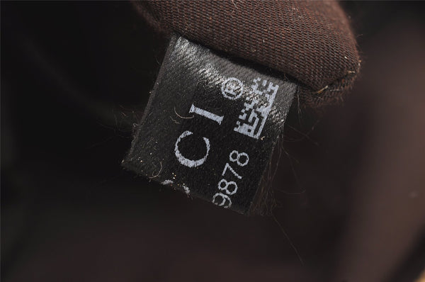 Authentic GUCCI Shoulder Cross Body Bag GG Canvas Leather 181092 Beige 4514J