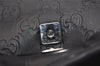 Authentic GUCCI Guccissima Nylon GG Leather Clutch Hand Bag 162782 Black 4515J