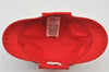 Authentic GUCCI Vintage Kids Cap GG PVC Size L Brown Red 4516K