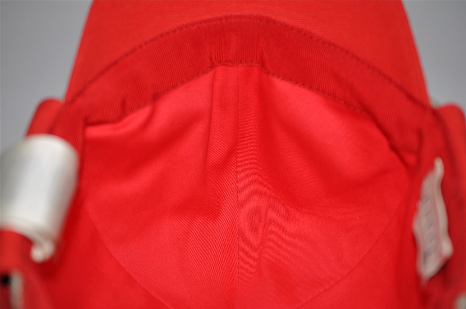 Authentic GUCCI Vintage Kids Cap GG PVC Size L Brown Red 4516K