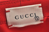 Authentic GUCCI Vintage Kids Cap GG PVC Size L Brown Red 4516K
