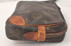 Auth Louis Vuitton Monogram Marly Dragonne PM Clutch Bag Old Model Junk 4517K