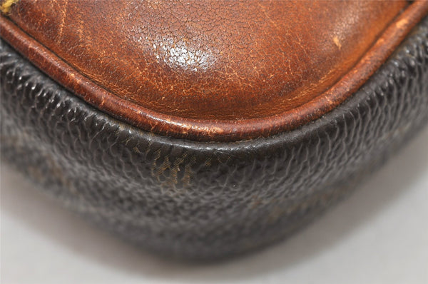 Auth Louis Vuitton Monogram Marly Dragonne PM Clutch Bag Old Model Junk 4517K