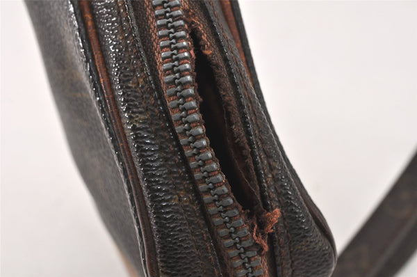 Auth Louis Vuitton Monogram Marly Dragonne PM Clutch Bag Old Model Junk 4517K