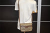 Authentic GUCCI Shoulder Cross Body Bag Purse GG PVC Leather Brown Junk 4520K