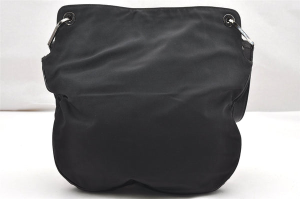 Authentic GUCCI Shoulder Cross Body Bag Nylon Leather 0013307 Black  4521K