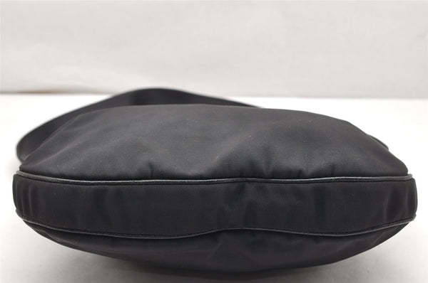 Authentic GUCCI Shoulder Cross Body Bag Nylon Leather 0013307 Black  4521K