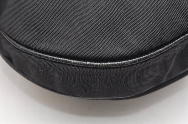 Authentic GUCCI Shoulder Cross Body Bag Nylon Leather 0013307 Black  4521K