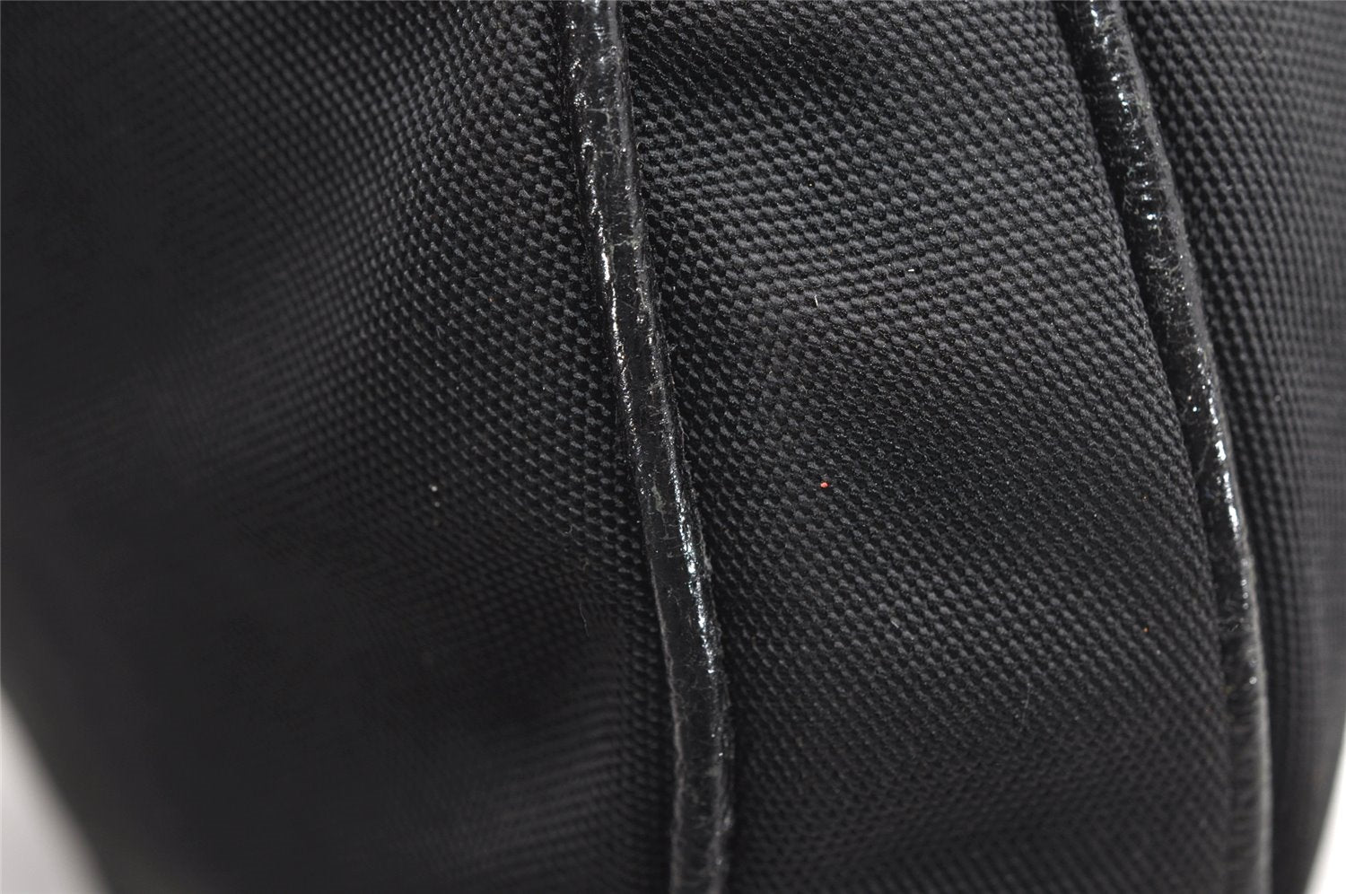 Authentic GUCCI Shoulder Cross Body Bag Nylon Leather 0013307 Black  4521K