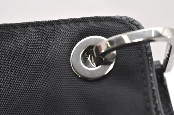Authentic GUCCI Shoulder Cross Body Bag Nylon Leather 0013307 Black  4521K