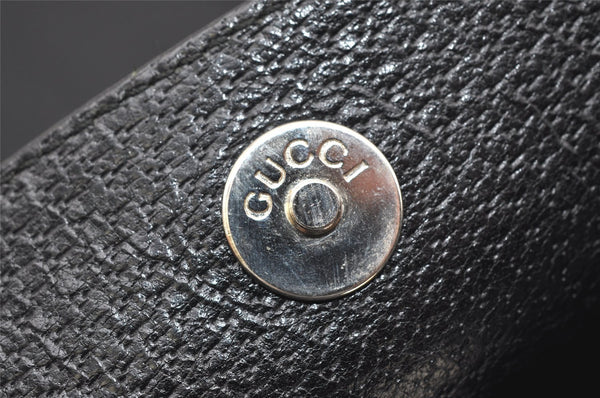 Authentic GUCCI Shoulder Cross Body Bag Nylon Leather 0013307 Black  4521K