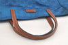 Authentic GUCCI Vintage Shoulder Tote Bag Nylon Leather 282439 Blue Junk 4522K