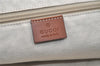 Authentic GUCCI Vintage Shoulder Tote Bag Nylon Leather 282439 Blue Junk 4522K