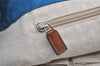 Authentic GUCCI Vintage Shoulder Tote Bag Nylon Leather 282439 Blue Junk 4522K